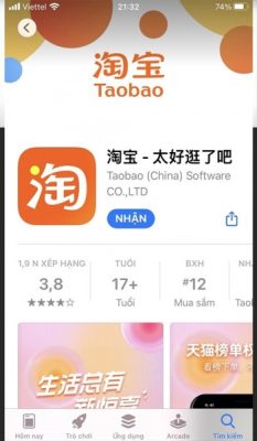 đăng ký taobao trên điện thoại bước 1